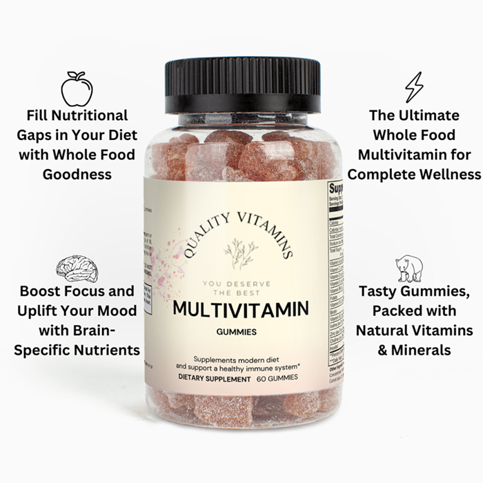 Multivitamin Gummies for Overall Health and Active lifestyle